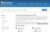 EasyGates Manuals & Guides